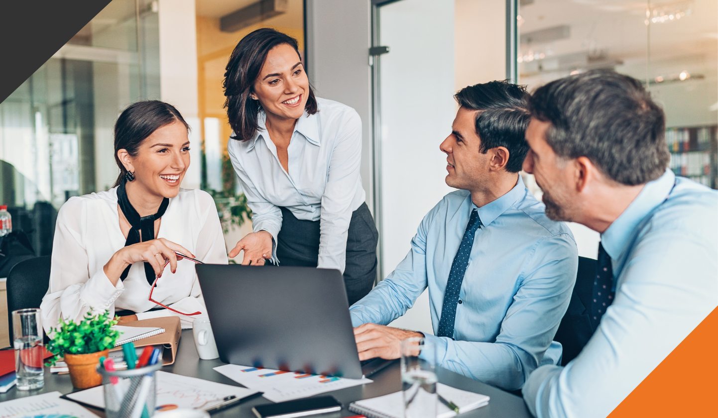 4 employees seated exploring do you have the traits of an emotional intelligent leader?
